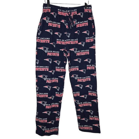 NFL Apparel Mens Navy New England Patriots Motif Lounge Sleep Pants Size Small - Picture 1 of 7